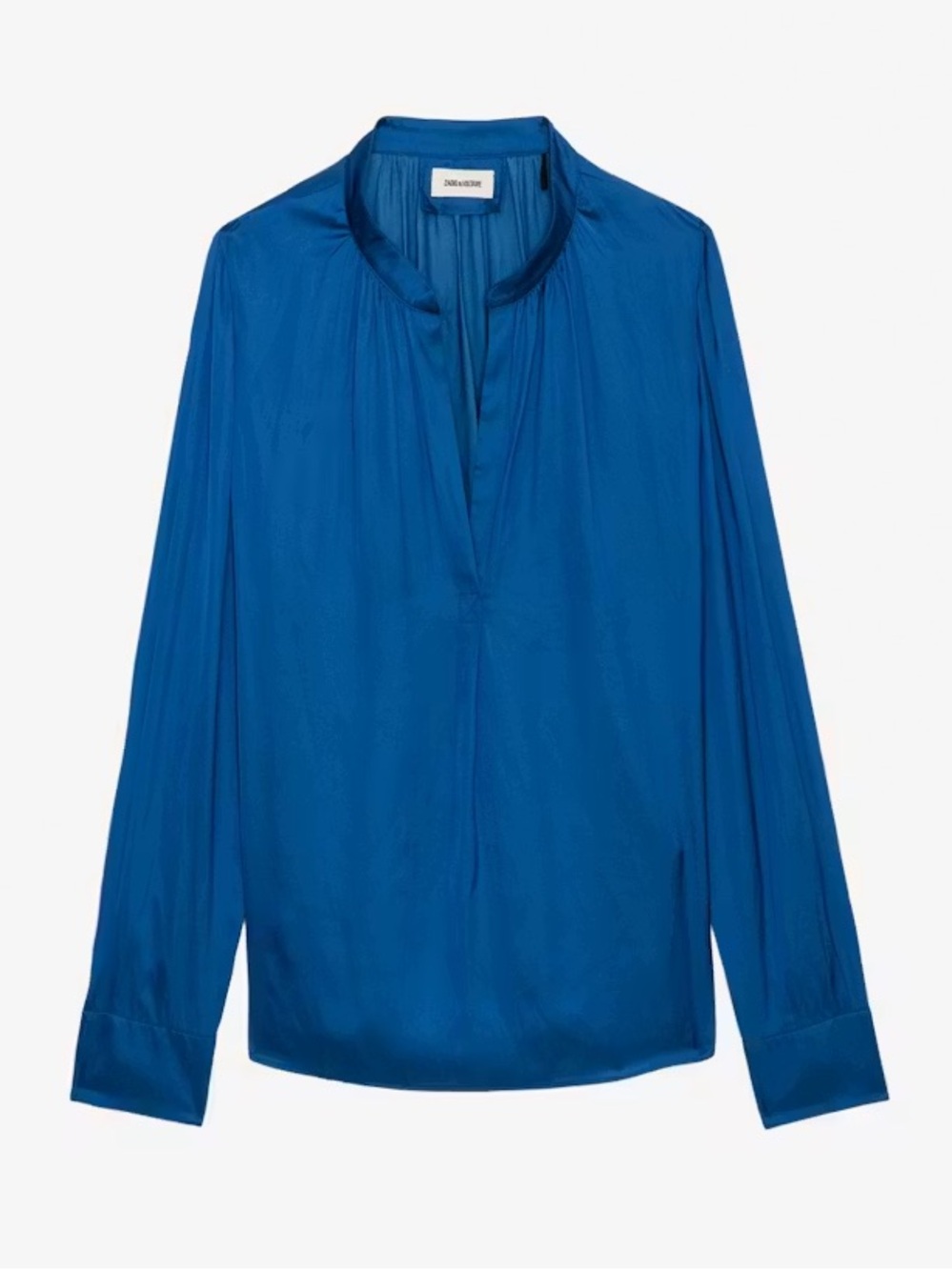 Zadig & Voltaire Tink Satin Blouse in Overseas